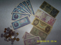 Bancnote si monezi vechi romanesti/straine foto