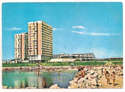 #carte postala(marca fixa)-SATURN-statiunea foto