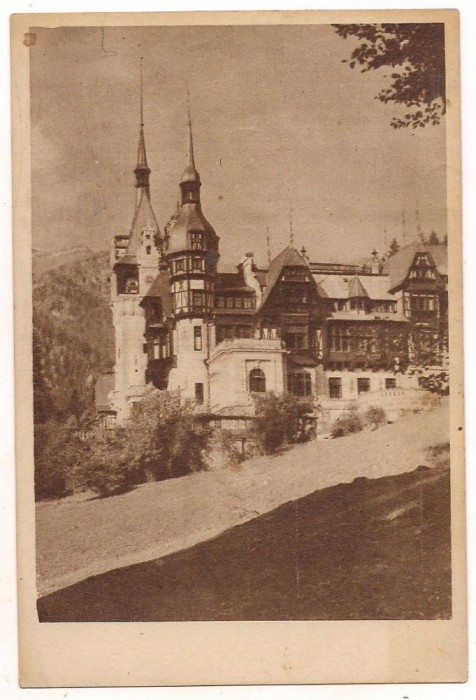 #carte postala(ilustrata)-SINAIA Muzeul Peles