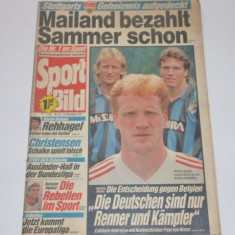 Revista fotbal - SPORT BILD(Germania) 13.11.1991