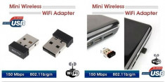 Mini adaptor wireless usb 150 mbs - 802.11n wifi network 802.11n- COD 14001 - foto