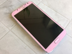 Samsung N7100 Galaxy Note2 16GB Pink stare excellent , NECODAT , original - 899 LEI ! Okazie ! foto