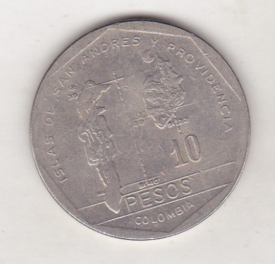 bnk mnd Columbia 10 pesos 1981 foto
