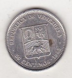 bnk mnd Venezuela 50 centimos 1985
