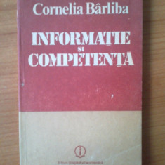 b2 Informatie si competenta - Cornelia Barliba
