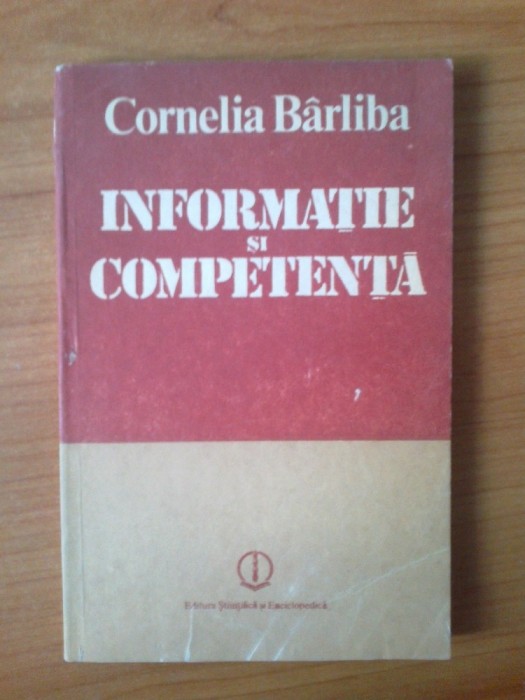 b2 Informatie si competenta - Cornelia Barliba