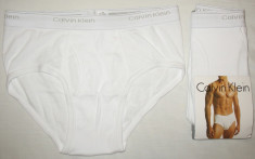 Chilot Calvin Klein, alb, 3 perechi, marimea M foto