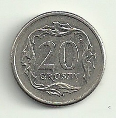 POLONIA 20 GROSZY 2008 [1] foto