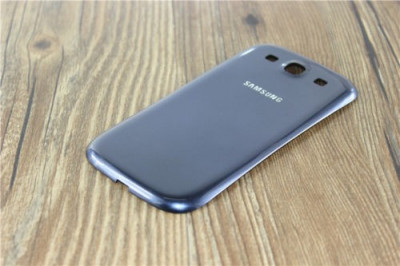 Capac spate ALBASTRU Samsung Galaxy S3 i9300 + folie ecran foto