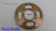 Pinion mare spate ATV ( 70cc / 110cc / 125cc / 150cc / 200cc ( 36 diniti / pas 428 ) foto