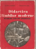 (C5313) DIDACTICA LIMBILOR MODERNE DE EUGEN NOVEANU, LIGIA IULIANA PANA. METODOLOGIA CERCETARII EXPERIMENTALE, EDP, 1981