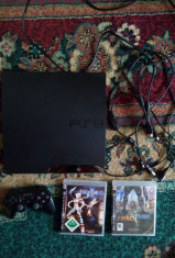 Playstation 3 / PS3 slim 320gb + 2 jocuri (ca nou) foto