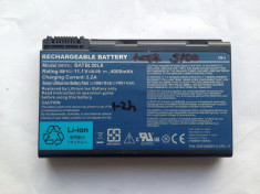 Baterie Acumulator Laptop Acer Aspire 3100 5100 etc BATBL50L6 - 11.V - 4000Mah - ORIGINALA ! AUTONOMIE 1-2h !!!! foto