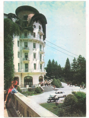 #carte postala(ilustrata)-VALCEA-GOVORA-Hotel Palace foto