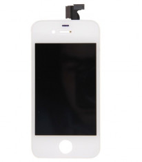 Touch Panel + Rama LCD / Produs Original / iPhone 4S / ALB / WHITE (touch screen) foto