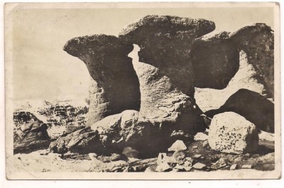 #carte postala(ilustrata)-BABELE-M-tii Bucegi foto