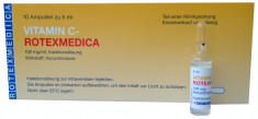 VITAMINA C FIOLE - ROTEXMEDICA -GERMANIA-100 FIOLE foto