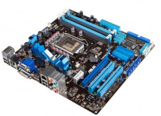 Placa de baza ASUS P7H55-M + CPU intel i3 550 - 2 cores/4 threads - cooler - GPU integrat in CPU foto