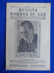 REVISTA ROMANA DE SAH * DIRECTOR MIHAIL SADOVEANU - ANUL XVI,NR.3 - MARTIE 1947 ( ALEXANDRU ALEHIN ) !!! foto