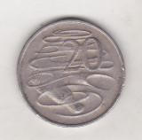 bnk mnd Australia 20 centi 1967