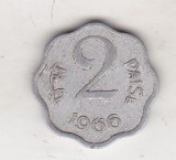 Bnk mnd India 2 paise 1966, Asia