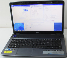 Laptop Acer Dual Core T4500 2,3GHz/ 4G RAM/ 250G HDD/ DVDRW/ 17&amp;quot;Wide LED Display/Webcam- 7736ZG-6 luni GARANTIE foto
