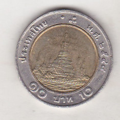 bnk mnd Thailanda 10 baht bimetal 2005