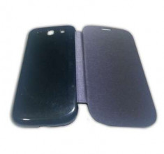 Flip Cover Samsung Galaxy S3 i9300 Culoare Albastru foto