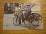 CP - Masina de epoca - 1885 &quot;BENZ-DREIRAD&quot; -- Intrg postal color - necirculata