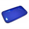 TRANSPORT GRATUIT! - SET - Husa Alcatel OT-995 - S Line - silicon albastru+ Folie protectie si laveta microfibre