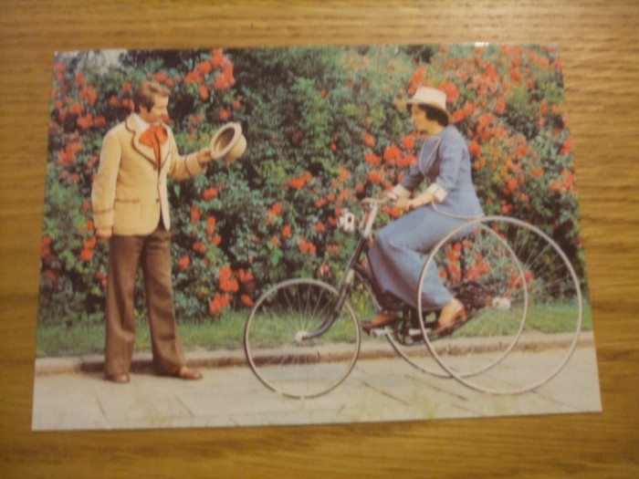 CP - BICICLETA &quot; DREIRAD&quot; 1887 -- color - Necirculata