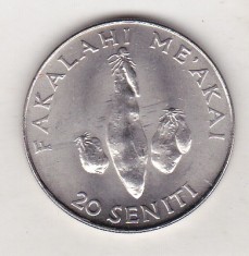 bnk mnd Tonga 20 seniti 2002 unc , FAO , personalitate