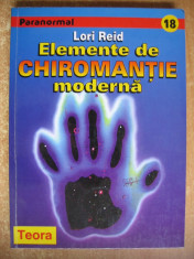 LORI REID - ELEMENTE DE CHIROMANTIE MODERNA {Teora, 1998} foto
