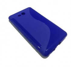 Husa Nokia Lumia 820 din Silicon Model S Line Culoare Albastra foto