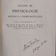LECONS DE PHYSIOLOGIE MEDICO-CHIRURGICALE - Leon Binet