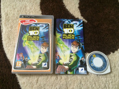 Joc PSP Ben 10 ALIEN FORCE (vezi licitatiile mele,peste 50 jocuri psp) foto