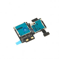 Modul cititor SIM si card MicroSD Samsung I9505 Galaxy S4 Original / Modul SIM CARD / foto