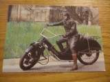 MOTOCICLETA DE EPOCA 1924 &quot;MEGOLA&quot; - carte postala color - necirculata, Fotografie