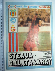 PROGRAM FOTBAL STEAUA GALATASARAY foto