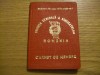 CARNET DE MEMBRU - Uniunea Generala a Sindicatelor - 1981, Romania de la 1950, Documente