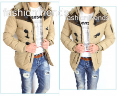 Geaca tip ZARA fashion mustar - Geaca slim fit - Geaca casual - Geaca fashion - geaca barbati - CALITATE GARANTATA - cod produs: 3086 foto