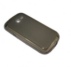 TRANSPORT GRATUIT! - SET - Husa Samsung Galaxy Trend Lite S7390 - silicon fumuriu+ Folie protectie si laveta microfibre foto