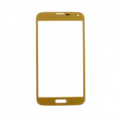 Sticla Display Fata Samsung Galaxy S5 I9600 AURIU + folie protectie ecran + expediere gratuita foto