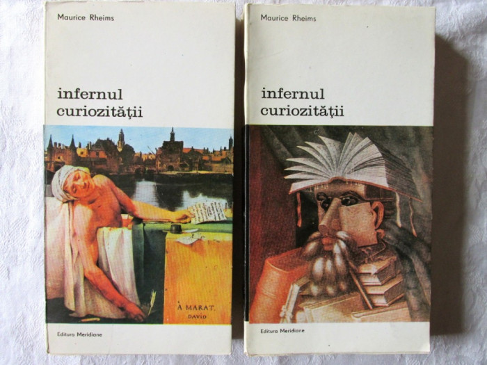 Biblioteca de arta: &quot;INFERNUL CURIOZITATII&quot;, Vol. I+II, Maurice Rheims, 1987