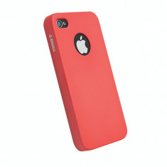 SuperOkazie! Carcasa spate KRUSELL color cover iPhone 4/4s rosie, ORIGINALA, NOUA, SIGILATA la doar 24.90 ron! foto