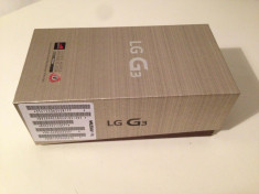 LG G3 16GB TITAN NOU - SIGILAT , NECODAT ! foto