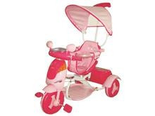 Tricicleta Pentru Copii Mykids Hippo Sb-612 Roz foto