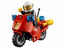 Motocicleta De Pompieri Din Seria Lego City foto