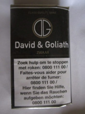 Tabak Rolling Premium DAVID si GOLIATH 50 GR / SIGILAT / TIMBRU foto