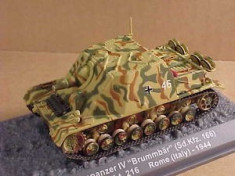 1187.Macheta tanc Sturmpanzer IV Brummbar - Roma - 1944 scara 1:72 foto